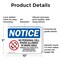 Signmission Cell Phone Use In Designated Area Only, 10 in W x Rectangle, Plastic OS-2PACK-NS-P-710-L-15316 - alternate 8